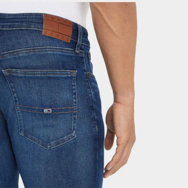 Tommy Hilfiger - Ανδρικό Παντελόνι Τζιν Ελαστικό Slim Fit DM0DM19298-1BK Μπλε - W29 L32 3