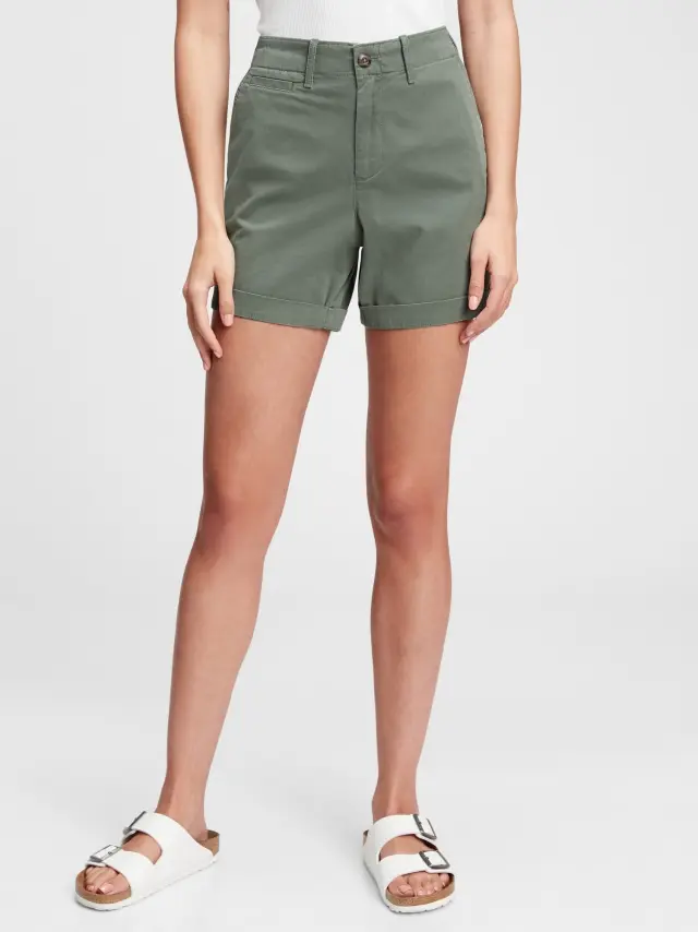 5inch Khaki Σορτς olive green - 0