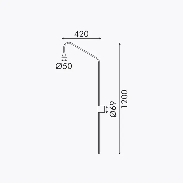 Επιτοίχιο Φωτιστικό LED ACA Esthetic OKN5012WBK Αμμώδες Μαύρο 5W 3000K 440lm / OKN5012WBK 3
