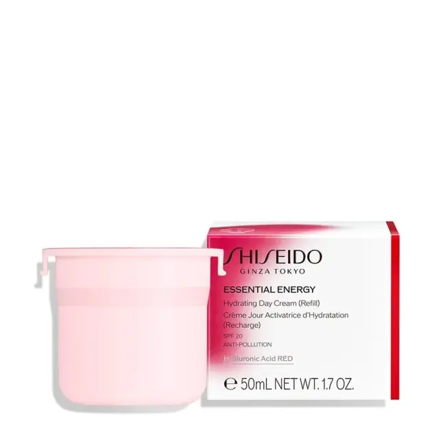 Shiseido Essential Energy Refill 24ωρη Ενυδατική Κρέμα Προσώπου Ημέρας με Χρώμα, SPF20 & Υαλουρονικό Οξύ 50ml