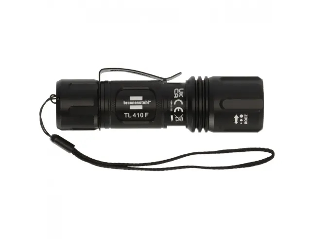 Φακός LED Brennenstuhl LuxPremium TL 410 F 1173750004 με 350 Lumen, εμβέλεια 136m και αυτονομία έως 34 ώρες - Black1173750004