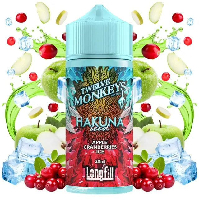 Twelve Monkeys Classic Hakuna Iced 20ml/120ml
