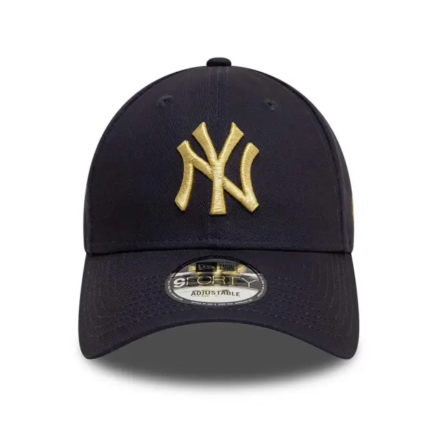 New Era Adult Metallic 9Forty New York Yankees Cap Μπλε Σκούρο 60595195 (New Era) - One Size 2