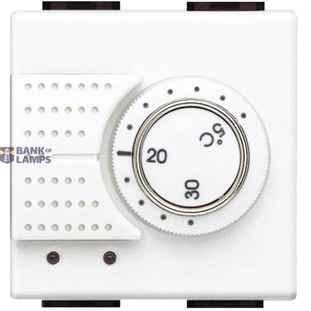Thermostat Livinglight N4441 230V 2 Module White