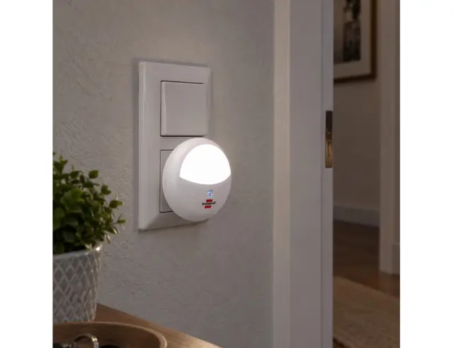 Φωτάκι Νυκτός LED Brennenstuhl OL 02R 1173210 με 2 LED, 0.5 Lumen και αισθητήρα φωτός - White