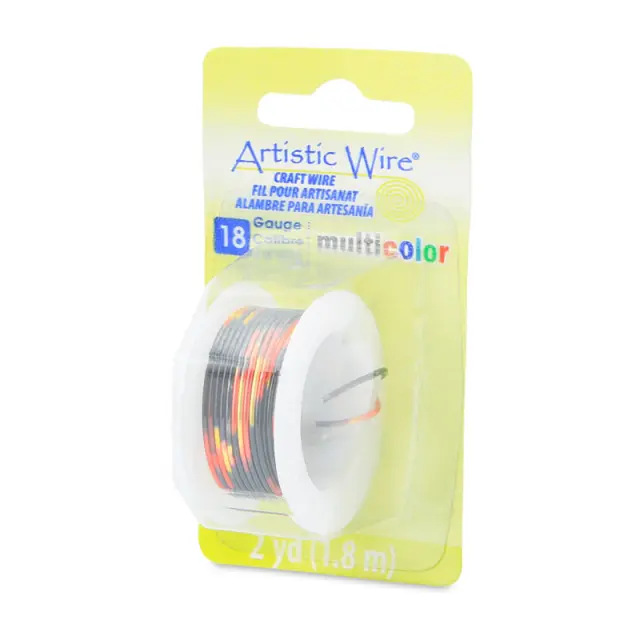 Σύρμα Artistic Wire - Ø1.00mm - Multicolor (Red/Gold/Black) - 1.8m