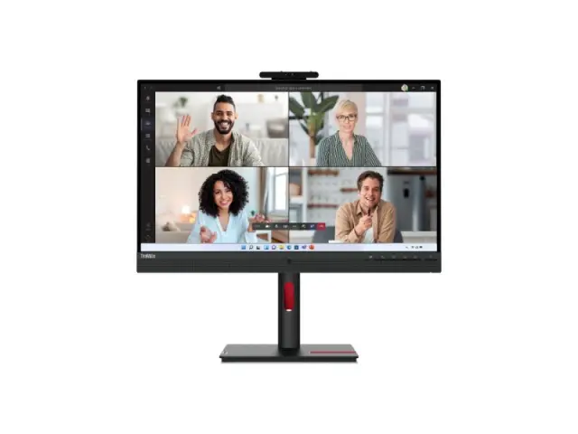 Monitor Lenovo ThinkVision T27hv-30 27 QHD S/VGA/HDMI/Display Port/USB-C/Webcam/Speakers/3Y Warranty 63D6UAT3EU