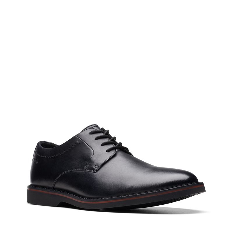 Clarks Atticus LT Lace Black Black Leather - 46