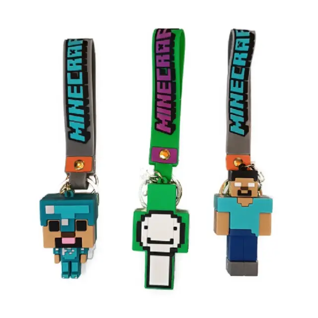 Μπρελοκ Minecraft - Λουράκι Σιλικόνης 2