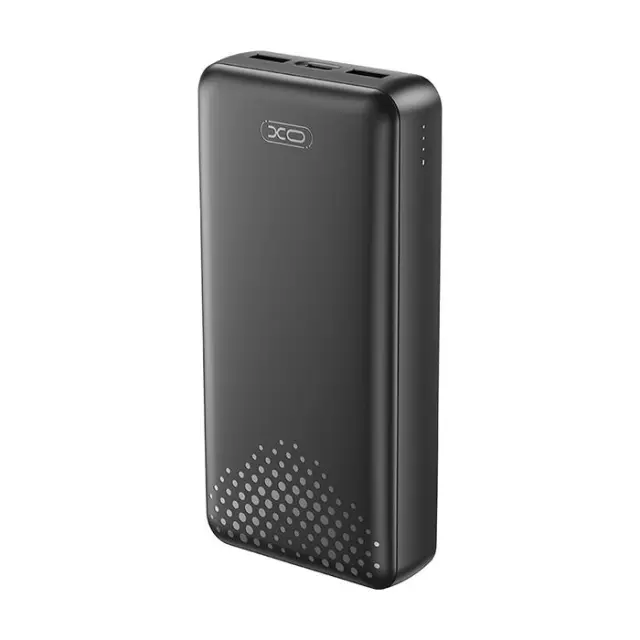 Powerbank 20.000 mAh με 3 θύρες USB (2x USB-A, 1x USB-C), σε μαύρο χρώμα