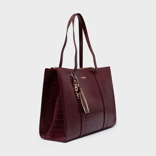 Τσάντα ώμου Melody Burgundy Nolah 2