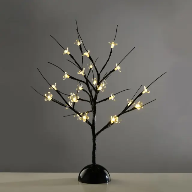 ΔΙΑΚΟΣΜΗΤΙΚΟ ΔΕΝΤΡΟ ME 25 LED ΘΕΡΜΟ ΛΕΥΚΟ & ΜΠΑΤΑΡΙΑ 3ΧAA IP20 100Χ100Χ450mm / X1025111