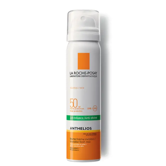 La Roche Posay Anthelios Anti Brillance Ultra Mist Αδιάβροχη Αντηλιακή Λοσιόν Προσώπου SPF50 σε Spray 75ml