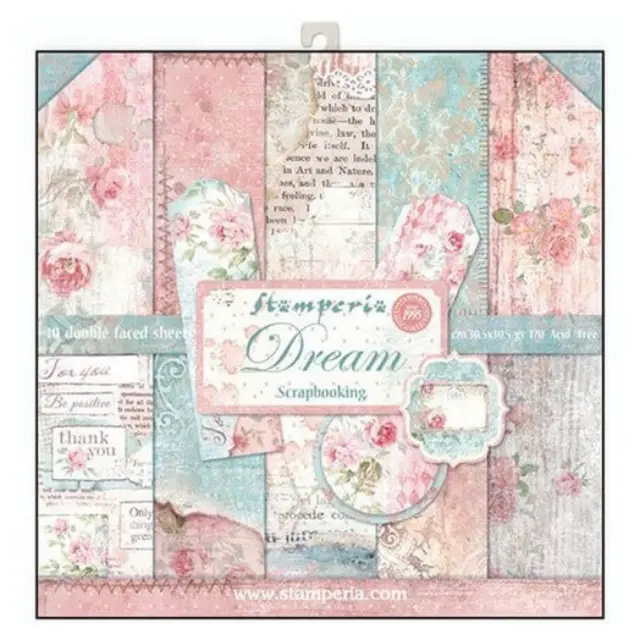 Χαρτιά scrapbooking 10τεμ Dream, Stamperia