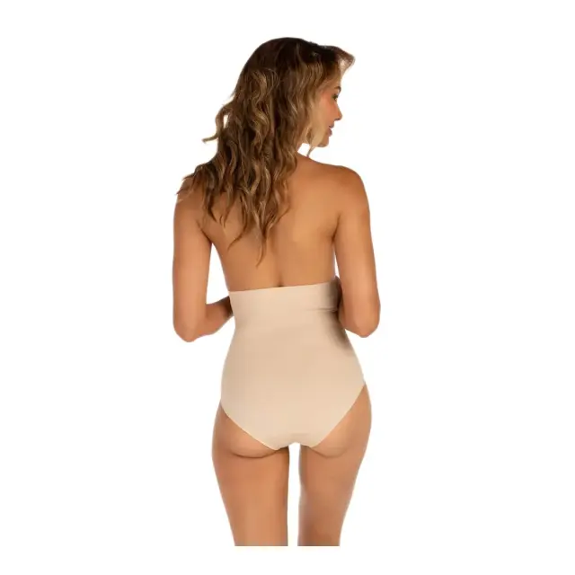 FMS Γυναικείο Lastex Slip Στομάχι Skinny Mini, Χρώμα Μπεζ 2