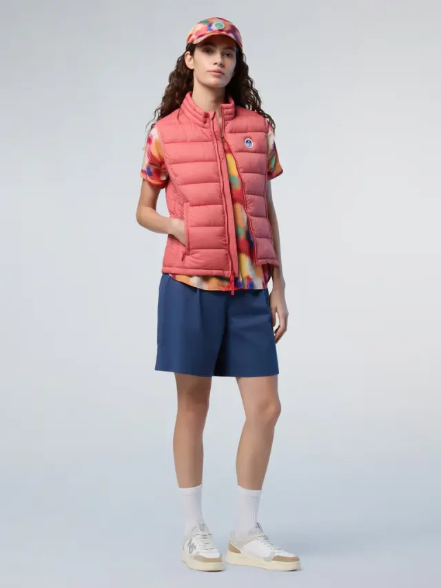 North Sails - Γυναικείο Αμάνικο Μπουφάν Naomi Vest 000001-000-0160 Κοραλλί 2