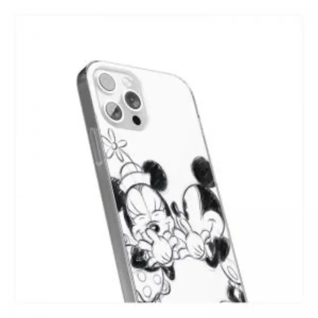 Θήκη Soft TPU Disney Xiaomi Redmi 12C Mickey & Minnie 010 Full Print Λευκό N64004 3