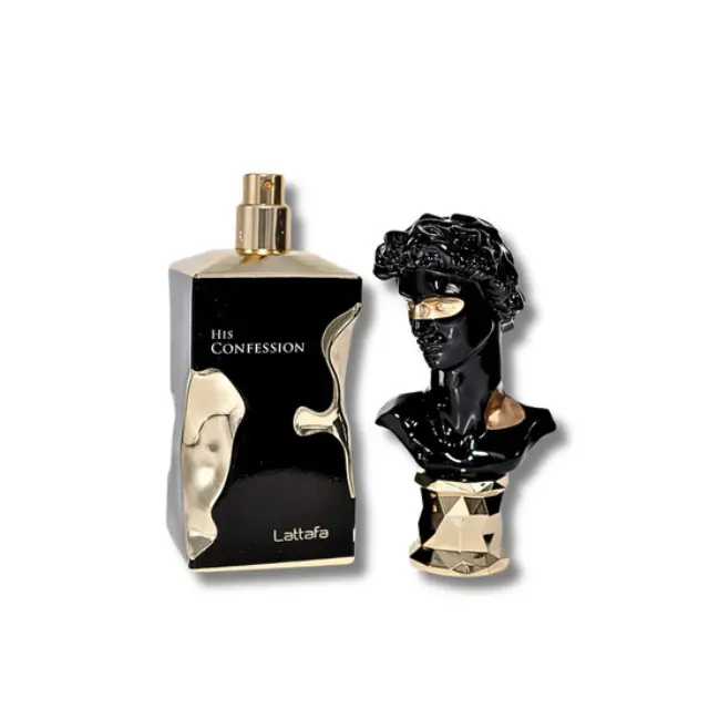 Lattafa His Confession Eau de Parfum Ανδρικό Άρωμα με Ίριδα, Βανίλια & Λεβάντα 100ml 2