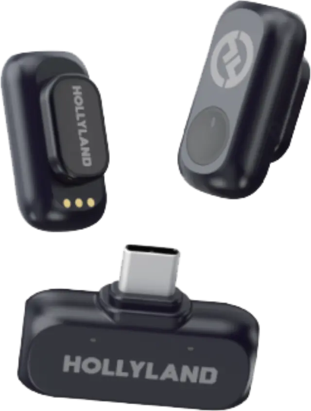 Hollyland - LARK A1 Mini Duo with USB-C RX - Musical Instruments & DJ