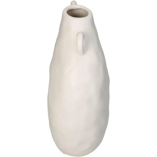 Βάζο Λευκό Πορσελάνη 15.5x8.1x20cm 3