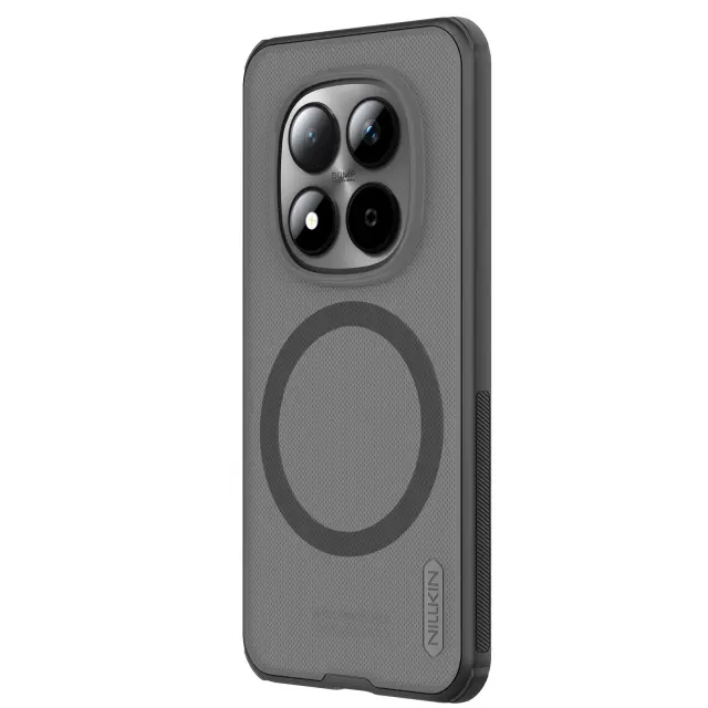 Nillkin Super Frosted PRO Magnetic Back Cover for Xiaomi Redmi Note 15 Pro+ 5G Transparent Black 2
