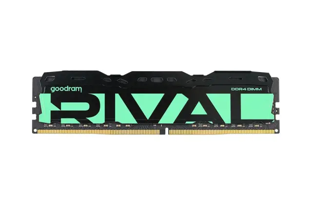 Goodram *DDR4 Rival Radiant 16GB (1*16)/3200 CL16 Green memory module 1 x 16 GB 3200 MT/s 288-pin DIMM