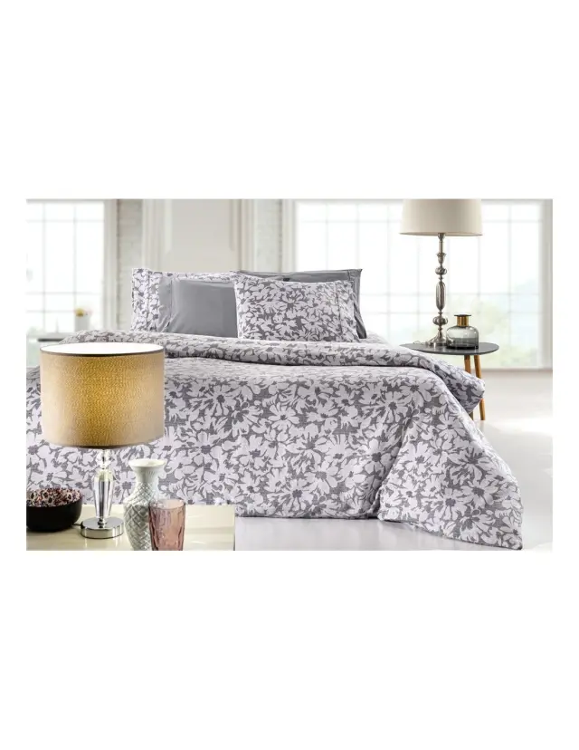 Σετ Σεντόνια Φανελένια Μονά 3 Τεμαχίων Guy Laroche Martin Grey 170x265