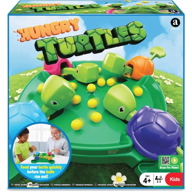 Ambassador® ΜΑΜ Επιτραπέζιο Παιχνίδι Hungry Turtles για 2-4 Παίκτες (EN)