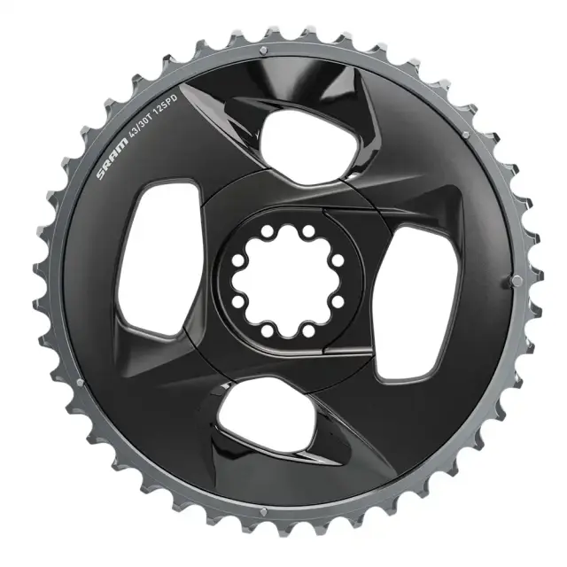 ΔΙΣΚΟΣ ΦΥΛΛΟ SRAM ROAD 43T 94BCD 2X12 FORCE WIDE POLAR GREY WITH COVER PLATE