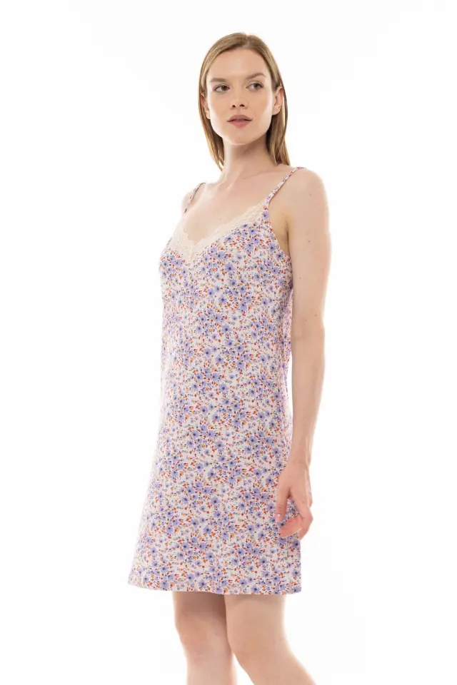 S1248 - Type - NIGHTGOWN VIOLETE FLOWER 2