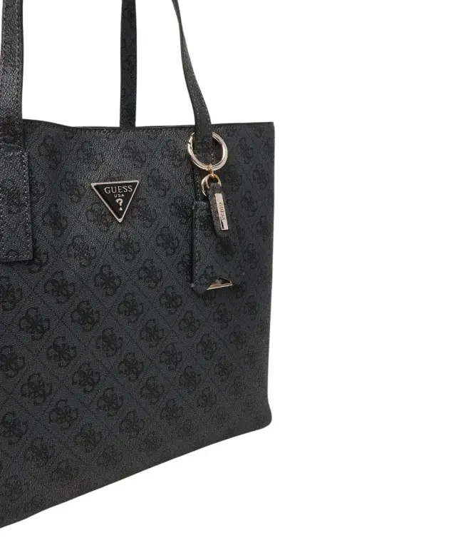 Guess - Γυναικεία Τσάντα Ώμου/Χειρός Meridian II HWSG6974230-CLO Ανθρακί 3
