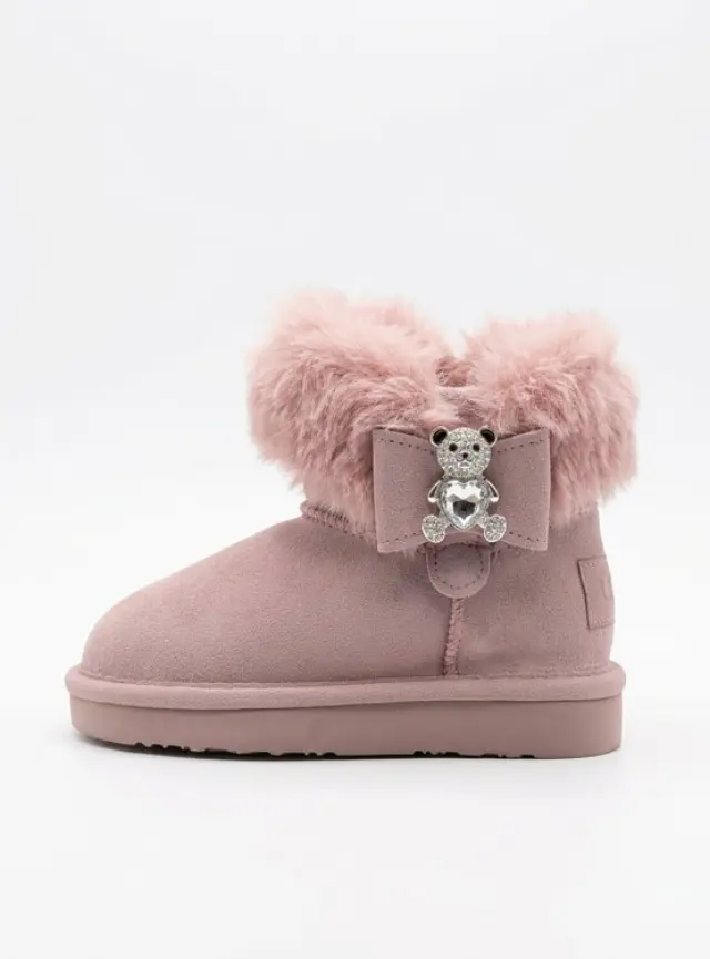 Παιδικό Παπούτσι για Κορίτσι LELLI KELLY Cozy Bear Pink (Μεγέθη 26-33) ΡΟΖ 3