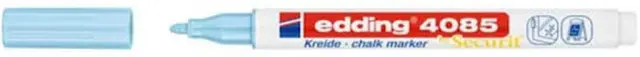 Μαρκαδόρος Υγρής Κιμωλίας Chalk Marker 4085 Pastel Γαλάζιο (Edding)