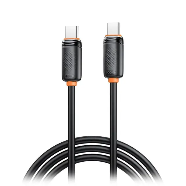 Καλώδιο USB High-Speed Τype-C αρσ. - USB Type-C αρσ. 60W, 1.00m σε μαύρο χρώμα