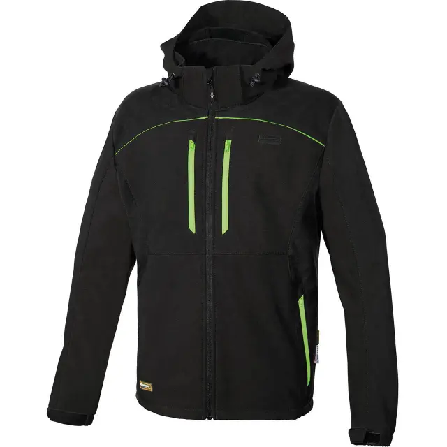 Κυνηγετικό Ελαστικό Softshell Jacket Cofra Klarbo black/lime - EU 46