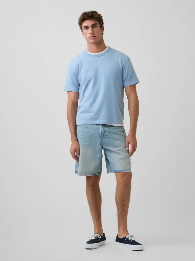 Ανδρική Τζιν Βερμούδα '90s Loose Medium wash