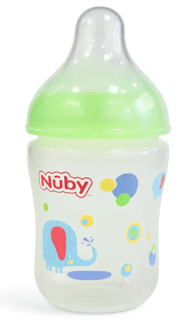 Μπουκαλάκι Anticolic 180ml +0m με 5 Σακουλάκια Nuby Green 048526924660