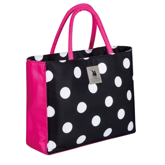 Τσάντα Θαλάσσης 46x36 Greenwich Polo Club 4068 Black-Fuschia 100% Πολυέστερ 3