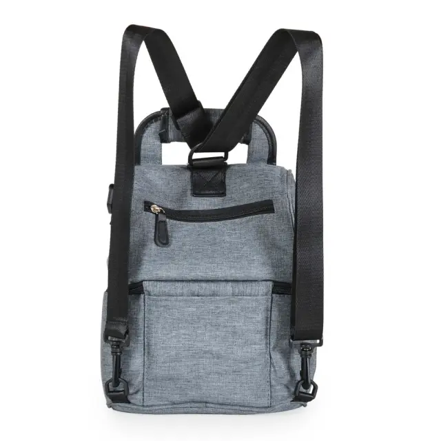 Cangaroo Aurora Ισοθερμική Τσάντα Φαγητού Με 2 Επίπεδα Grey 2