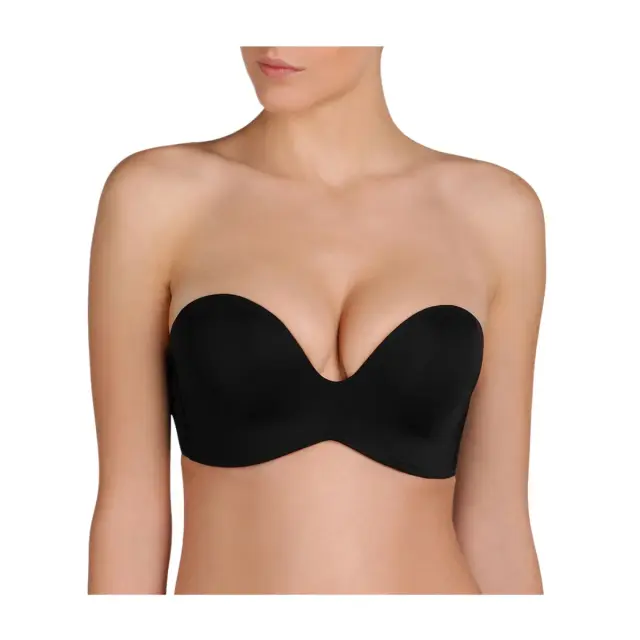 Wonderbra Ultimate Strapless Bra, Χρώμα Μαύρο