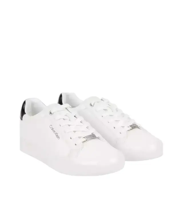 Calvin Klein - Γυναικεία Sneakers Donna HW0HW01406-YBR Λευκό 2