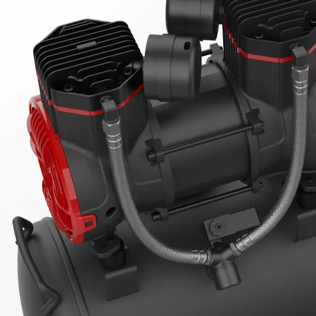 Αεροσυμπιεστής 2 hp 24 lt 220V αθόρυβος AUARITA 3