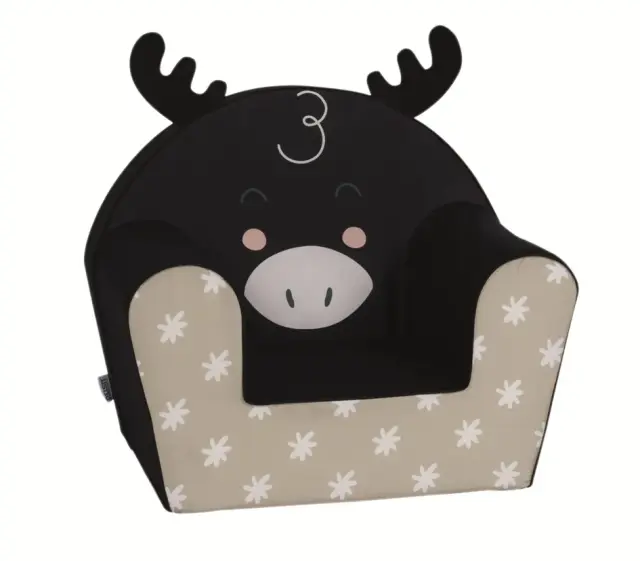 Delsit Παιδική Πολυθρόνα Με Μπράτσα Black Moose With Horns