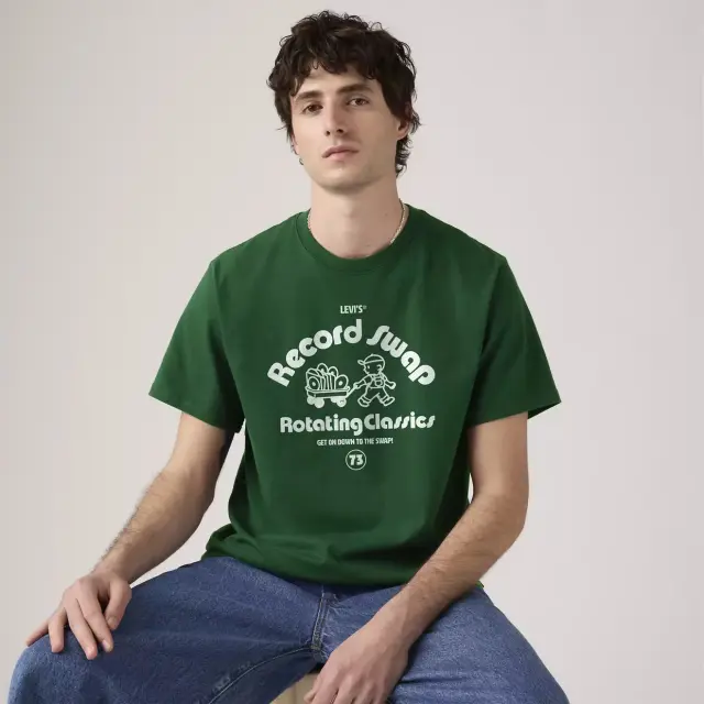 Ss Relaxed Fit Tee Greens GREEN 2