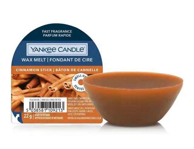 Αρωματικό Κερί Wax Melt Yankee Candle με διάρκεια καύσης έως 8 ώρες και άρωμα Cinnamon Stick1676078E