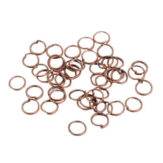 Ανοικτοί Κρίκοι Ø5mm Red Copper ~50gr (~1000τεμ)