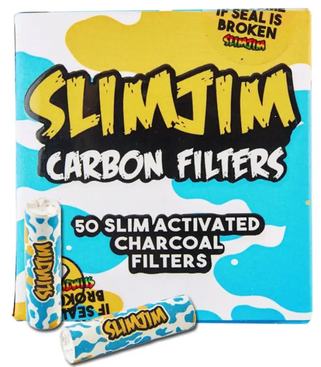 Φίλτρο Slim Jim 50 Ενεργού Ανθρακα 7.0mm - Splash Edition