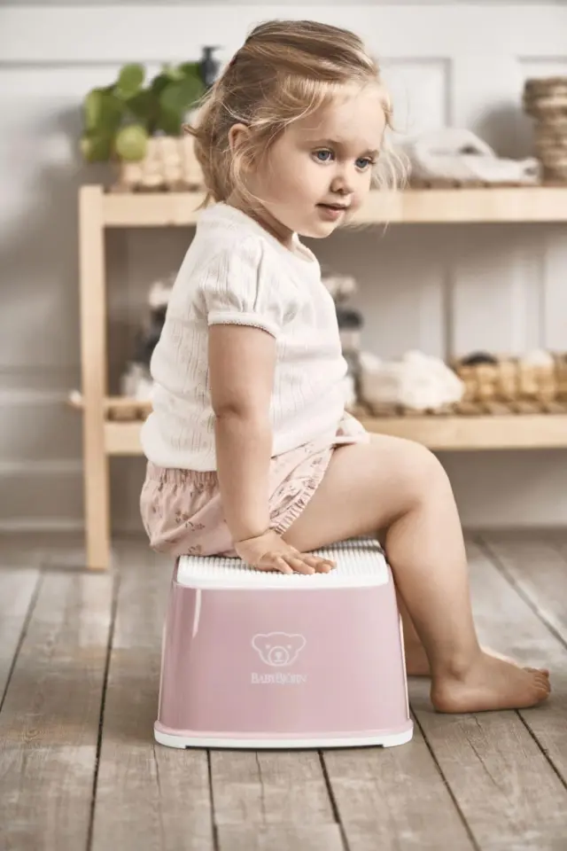 BabyBjörn σκαλοπάτι Powder pink/White 7317680612649 2