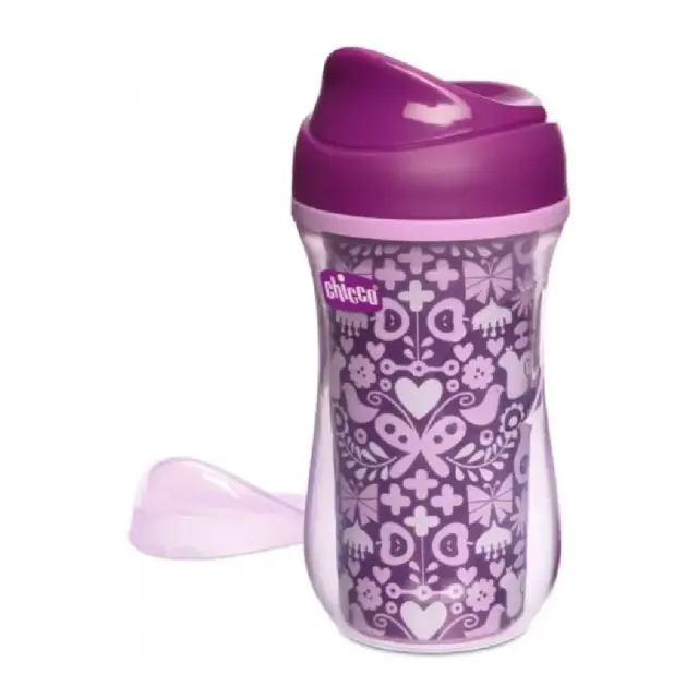Chicco Active Cup 14m+, Κύπελλο Πλαστικό Μωβ (06981-10) 266ml