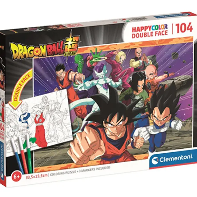 Clementoni DRAGON BALL - Happy Color Puzzle 104P 25728